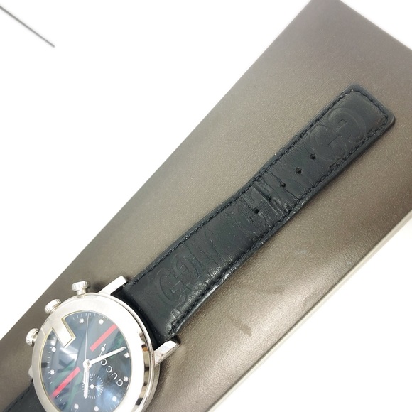 Authentic Gucci Chrono 101m men’s watch leather - Picture 4 of 8